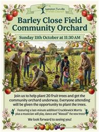 Tree planting at the Community Orchard